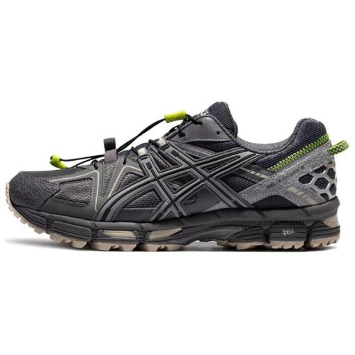 ASICS 젤 Kahana 8 쿠셔닝, 내마모성 로우탑 러닝 신발 남성 다크그레이 1011B387-021