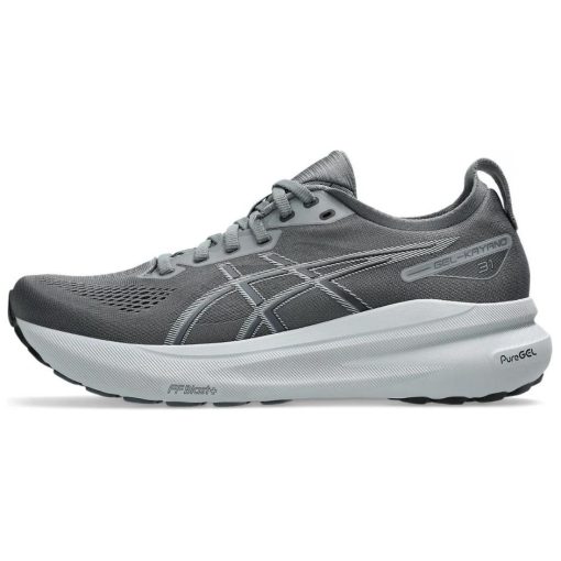 아식스 젤 Kayano 31 로우탑 캐주얼 러닝화 남성 스틸 그레이 피에몬트 그레이 1011B867-020