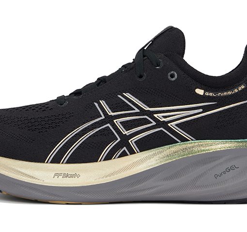 ASICS 젤 NIMBUS 26 로우탑 캐주얼 도시 출근룩 러닝 신발 남성 블랙 1011B922-001