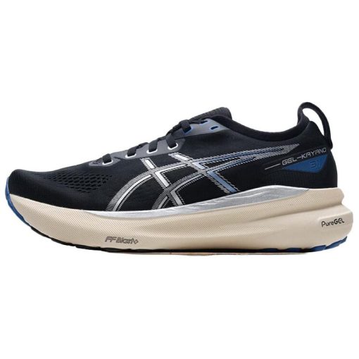 ASICS 젤 Kayano 31 로우탑 마라톤 롱 기장   거리 러닝 러닝 신발 남성 블랙 블루 실버 1011B995-001