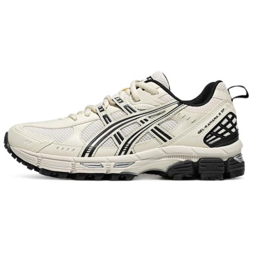 ASICS 젤 Kahana 8 내마모성, 통기성이 좋은 로우탑 캐주얼 단거리 러닝 러닝 신발 여성 베이지 블랙 1012B788-200