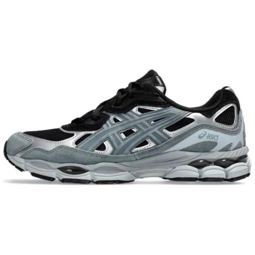ASICS 젤 NYC 로우탑 캐주얼 러닝 신발 남녀공용 블랙 그레이 1203A383-003