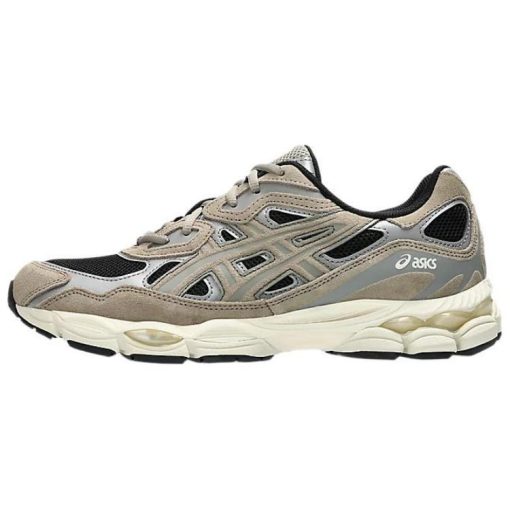 ASICS 젤 NYC 내마모성 로우탑 캐주얼 러닝 신발 남녀공용 그레이 브라운 1203A383-005
