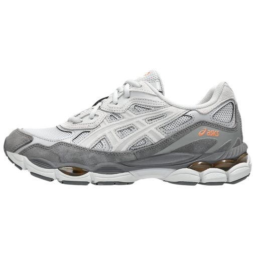 ASICS 젤 NYC Shock Absorbers 미끄럼 방지+내마모성 로우탑 캐주얼 러닝 신발 남녀공용 그레이 1203A383-026