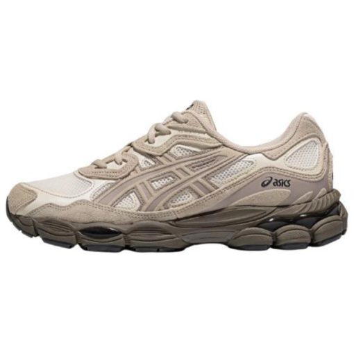 ASICS 젤 NYC 내마모성, 통기성이 좋은 로우탑 캐주얼화 남녀공용 브라운 1203A383-105