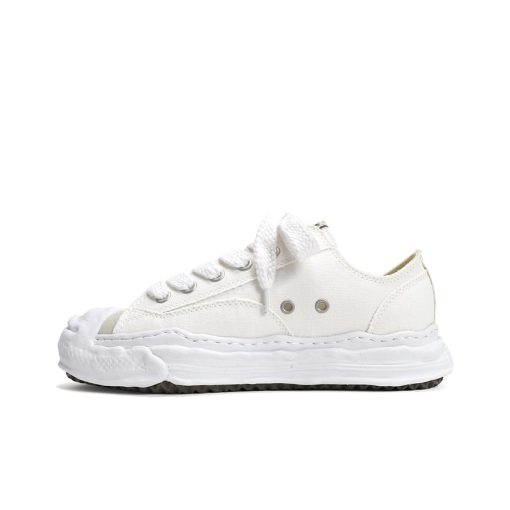 메종 미하라 야스히로 웨인 OG 솔 캔버스 로우탑 스니커즈 화이트 A05FW702-WHITE