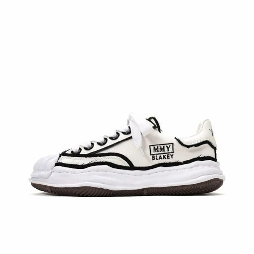 메종 미하라 야스히로 블레이키 OG 솔 OH 캔버스 로우탑 스니커즈 화이트 A09FW717-WHITE