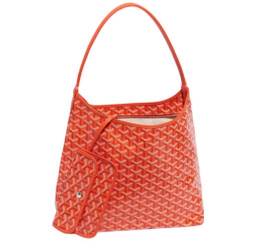 고야드 보헤미안 호보 캔버스+가죽 숄더 백 콤보 백 숄더백 레귤러 여성 오렌지 BOHEMEPMLTY-07CL07P