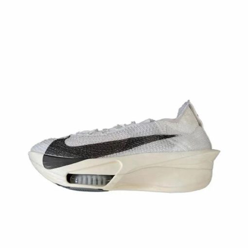 나이키 에어 Zoom Alphafly Next% 3 내마모성, 통기성이 좋은 로우탑 러닝 신발 화이트 블랙 FB8356-100