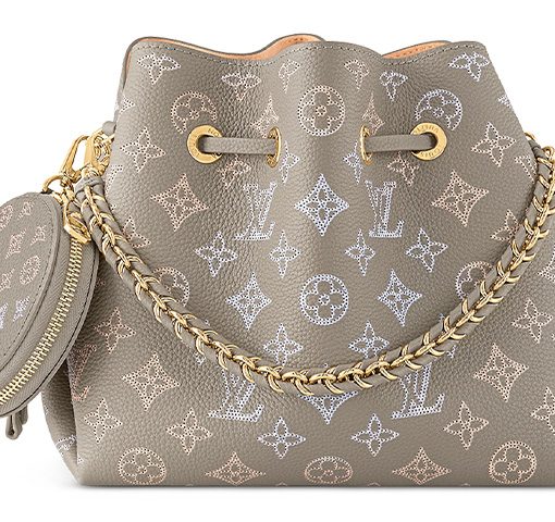 LOUIS VUITTON 벨라 소가죽 문라이트 여신 버킷 백, 크로스백, 숄더 백 레귤러 여성 그레이 그린 M23388