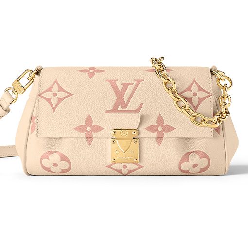 LOUIS VUITTON 최애 엠보싱 소가죽 만두 크로스백 레귤러 여성 M46393-FAVORITE