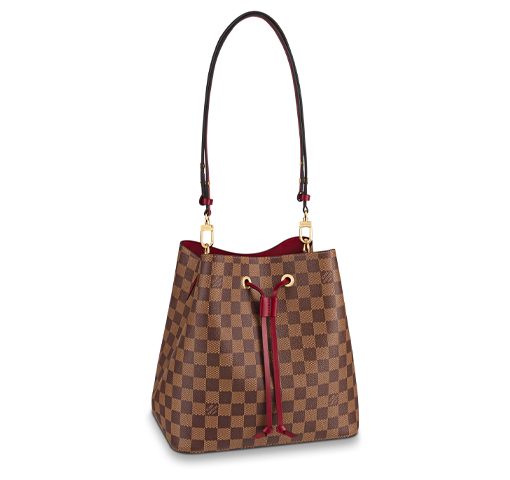 LOUIS VUITTON NOE 가죽 버킷 백, 휴대용 크로스백, 숄더 백 여성 N40214