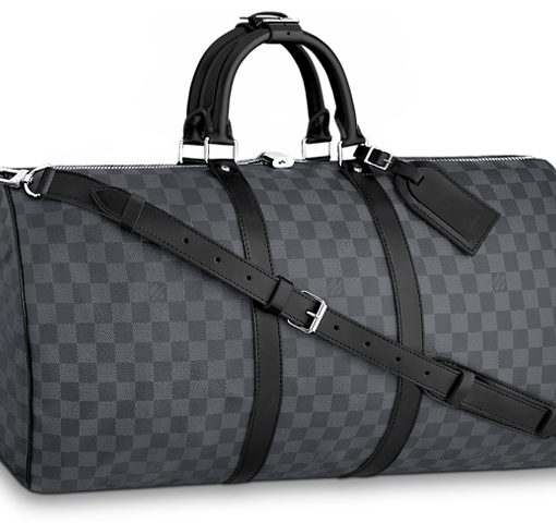 LOUIS VUITTON 키폴 캔버스 여행 백, <브랜드_1>e 어깨 크로스백, 핸드백 55 남성 그래파이트 N41413