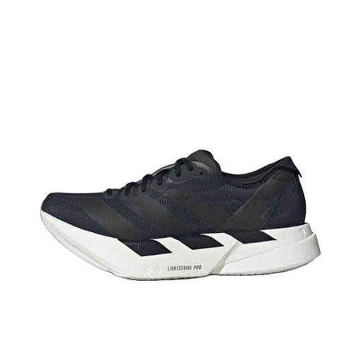 아디다스 Adizero Adios 프로 4 로우탑 러닝 신발 여성 블랙 JR6360